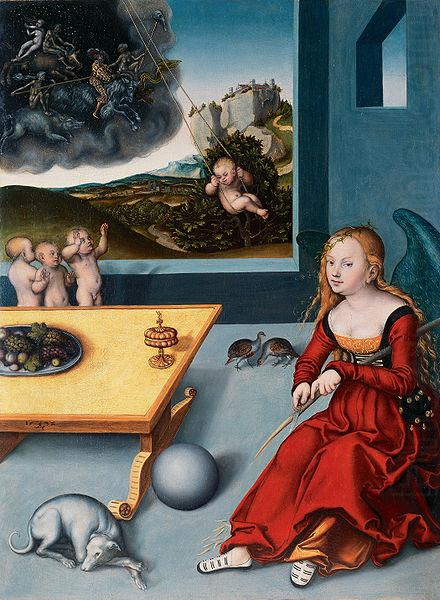 Die Melancholie, Lucas Cranach